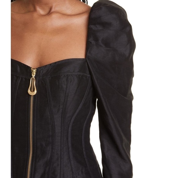 Aje Giselle shoulder puff corset top size: 0 US/ 4 AU - Picture 9 of 16